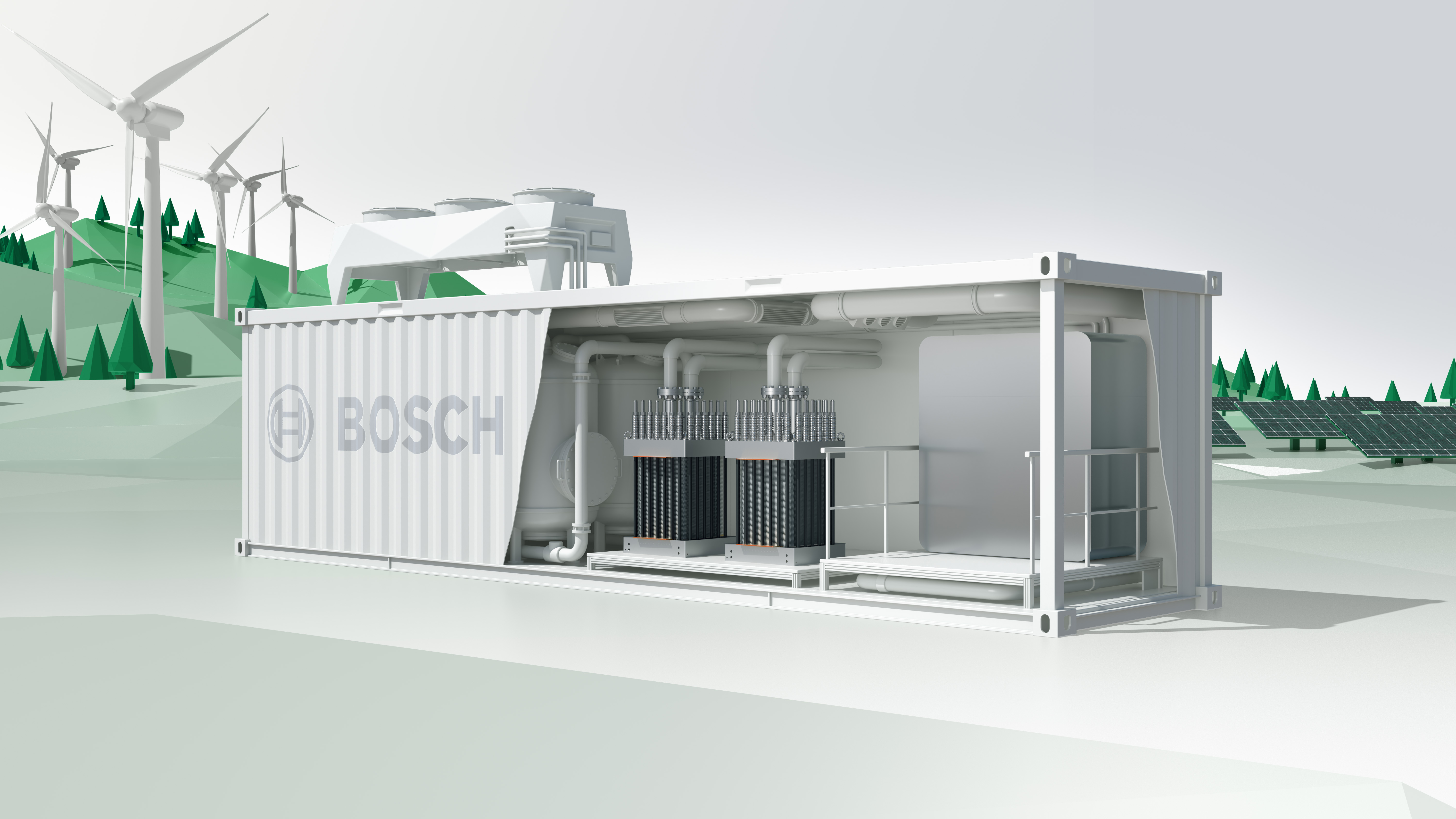 Na era do hidrogênio: Bosch inicia produção em massa de seu módulo de alimentação de célula de combustível