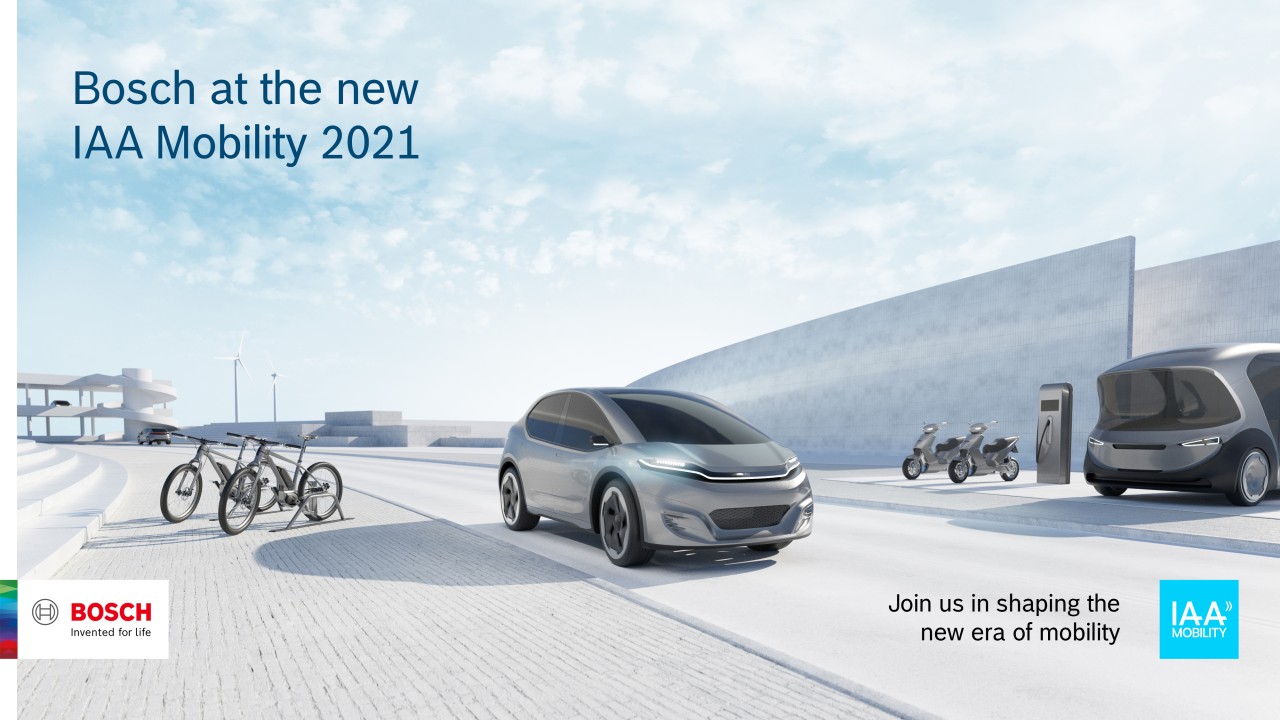 Bosch no IAA: Uma mobilidade mais segura, livre de emissões e emocionante agora e no futuro