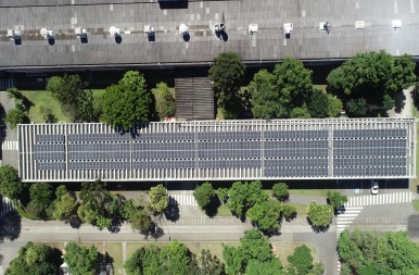 Placas fotovoltaicas em Curitiba